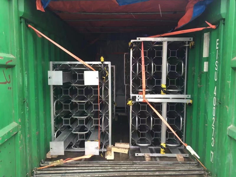 ambient vaporizers in 40'OT container