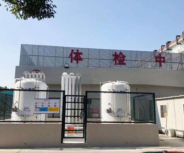 client and project of cryogenic storage tank microbulk