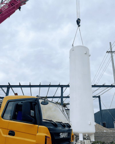 client & project of our cryogenic storage tank 17